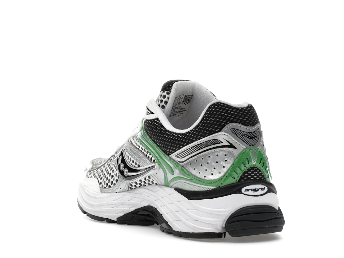 Vue 25 de Saucony ProGrid Omni 9 Silver Green