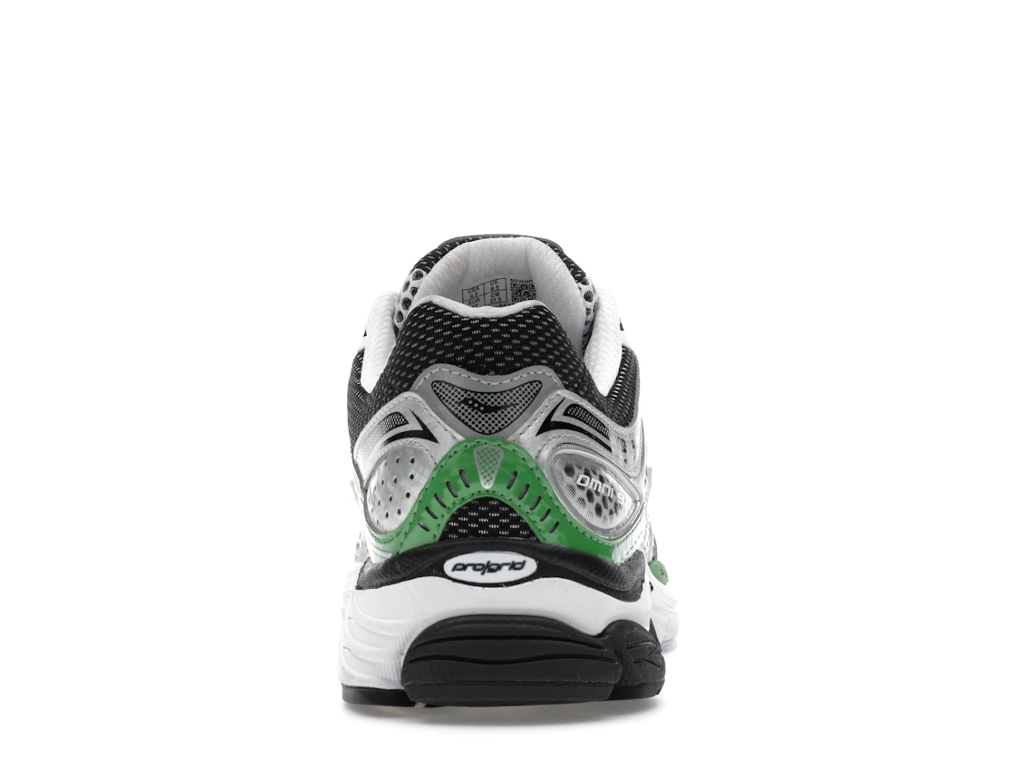 Vue 28 de Saucony ProGrid Omni 9 Silver Green
