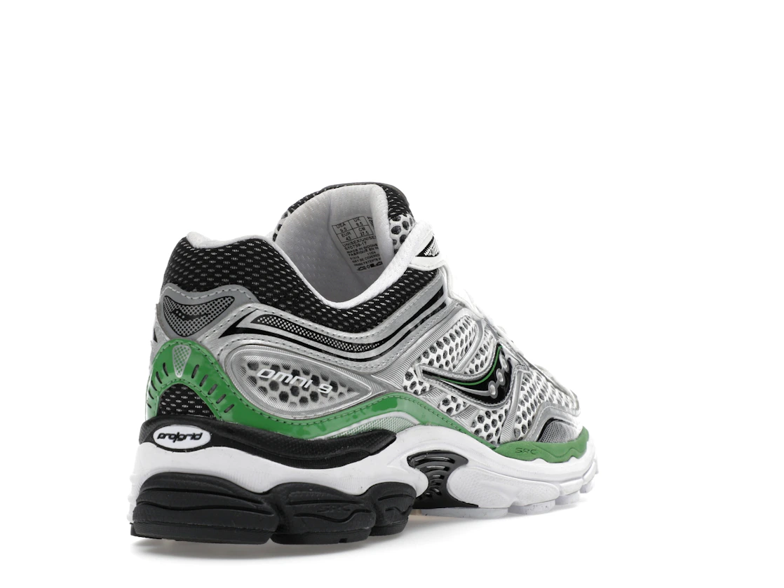 Vue 31 de Saucony ProGrid Omni 9 Silver Green