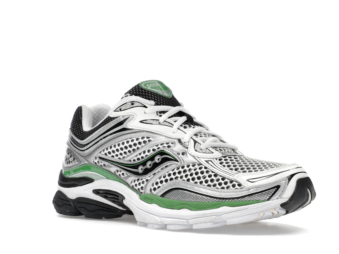 Vue 5 de Saucony ProGrid Omni 9 Silver Green