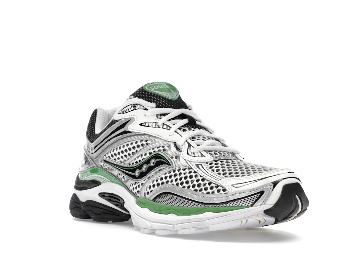 Vue 6 de Saucony ProGrid Omni 9 Silver Green