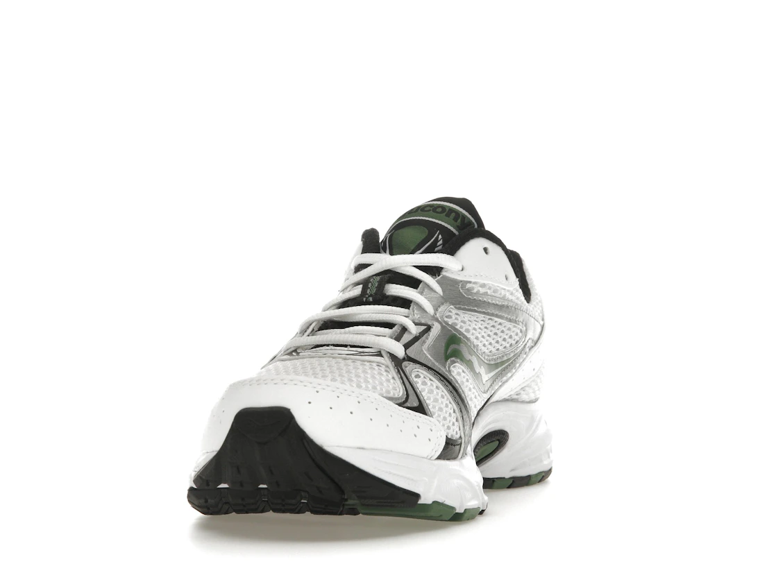 Vue 12 de Saucony Ride Millennium White Green Black