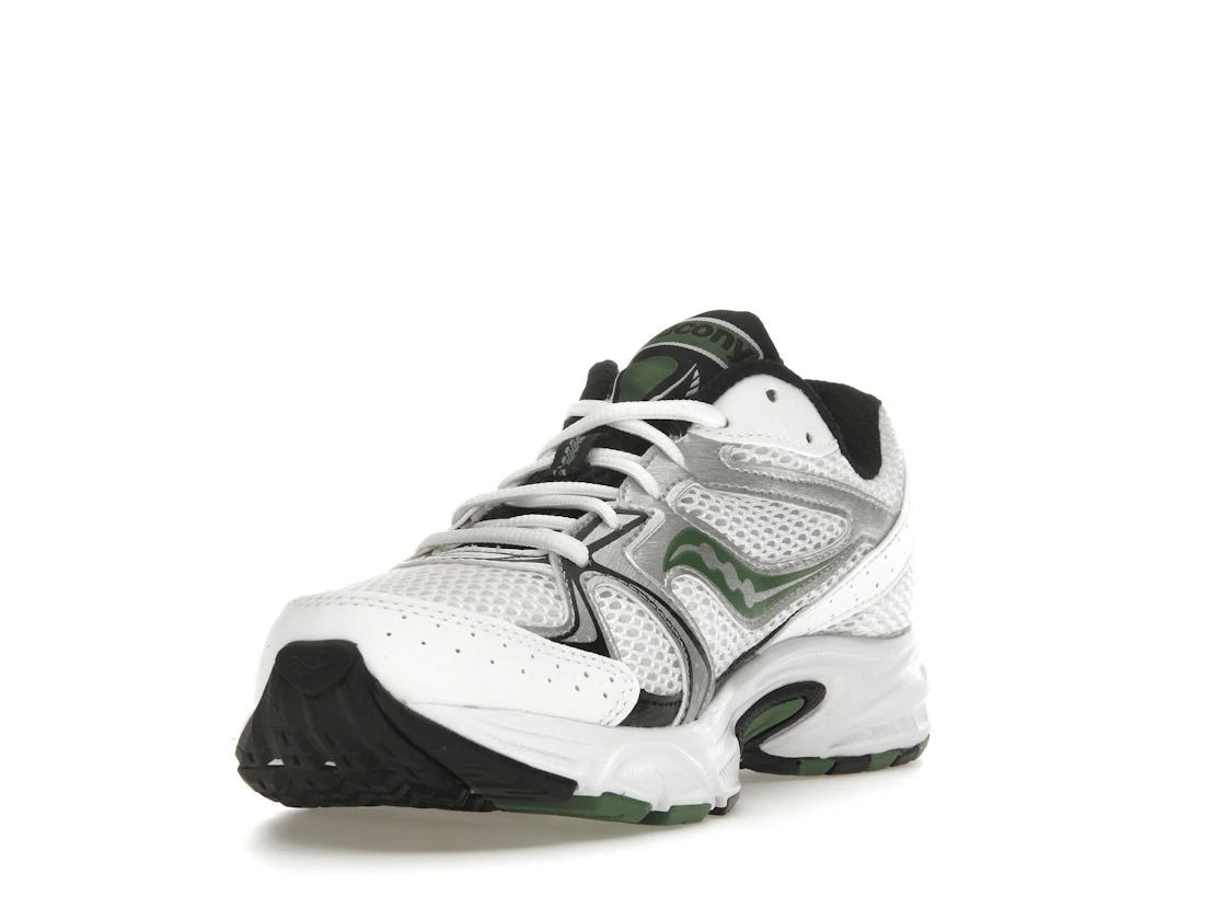 Vue 13 de Saucony Ride Millennium White Green Black