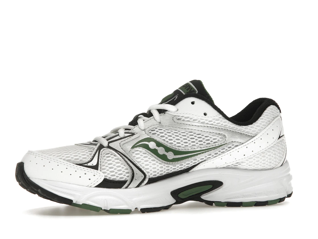Vue 17 de Saucony Ride Millennium White Green Black