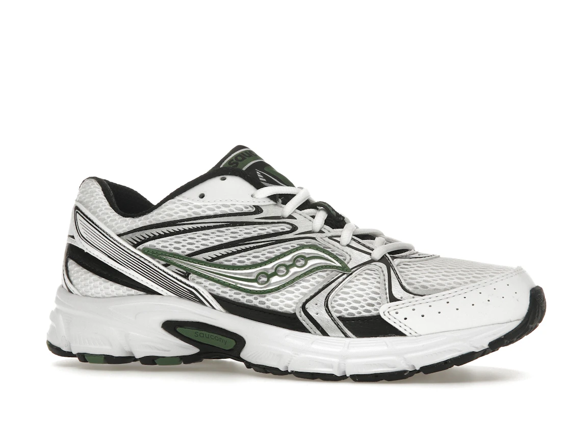 Vue 3 de Saucony Ride Millennium White Green Black