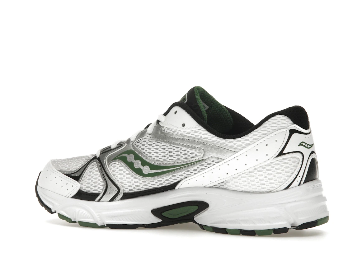 Vue 22 de Saucony Ride Millennium White Green Black