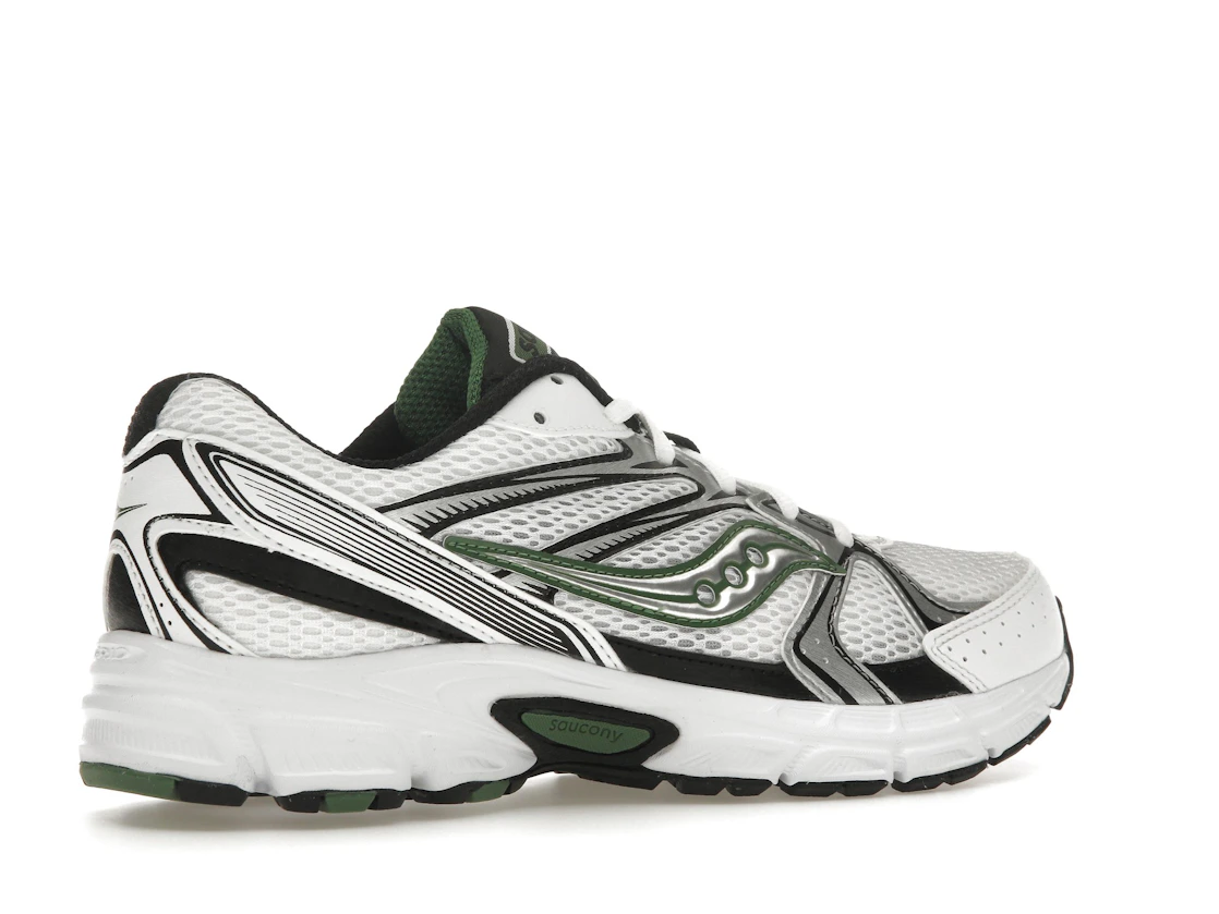Vue 34 de Saucony Ride Millennium White Green Black