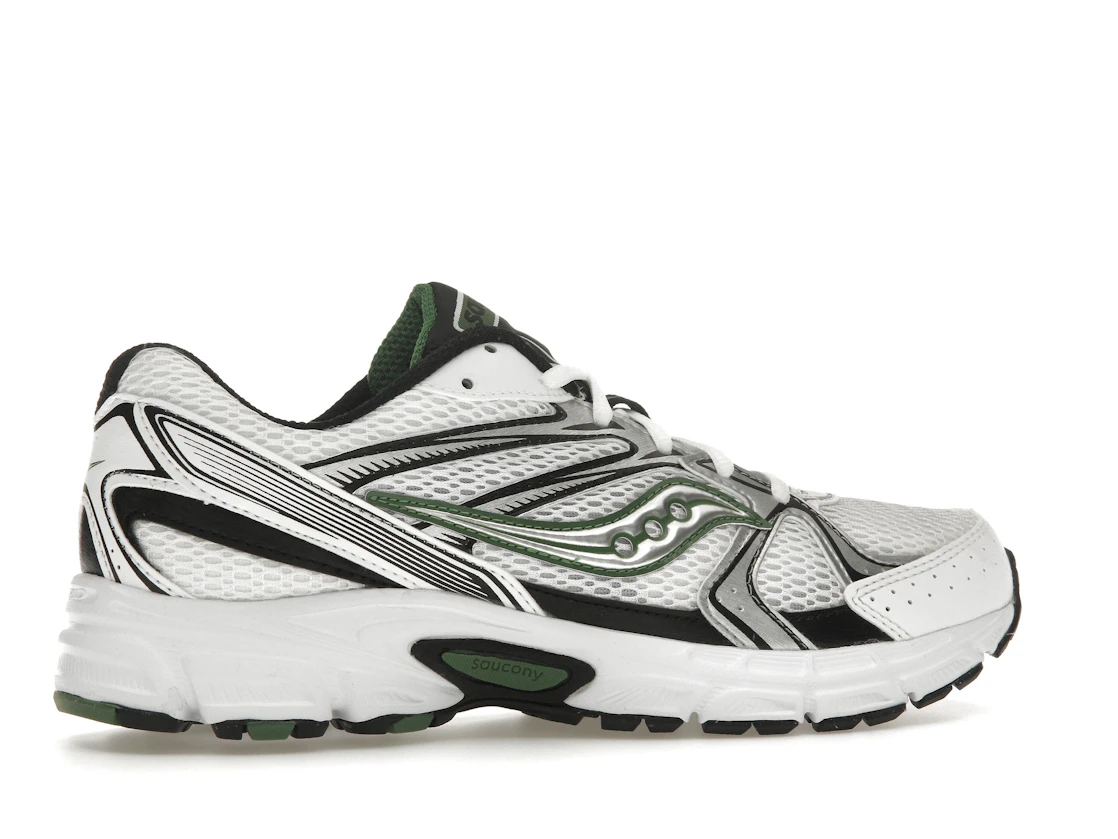 Vue 35 de Saucony Ride Millennium White Green Black