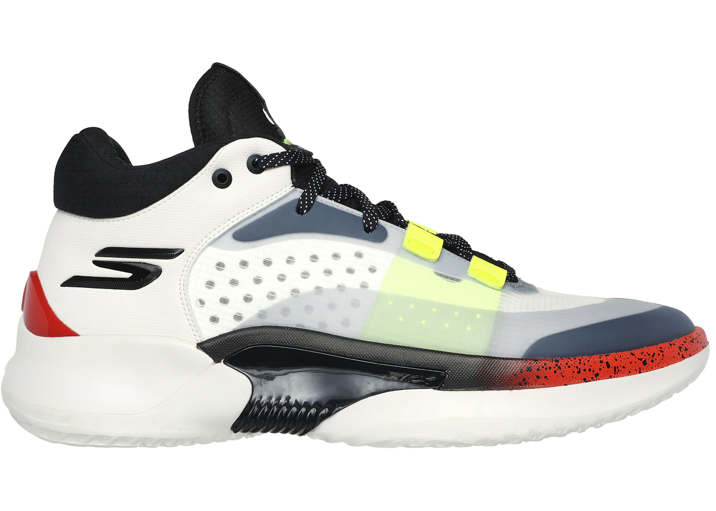 Skechers SKX Resagrip White Black Orange
