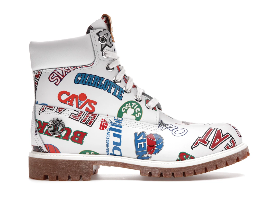 Vue 1 de Timberland 6" Boot Mitchell & Ness x NBA