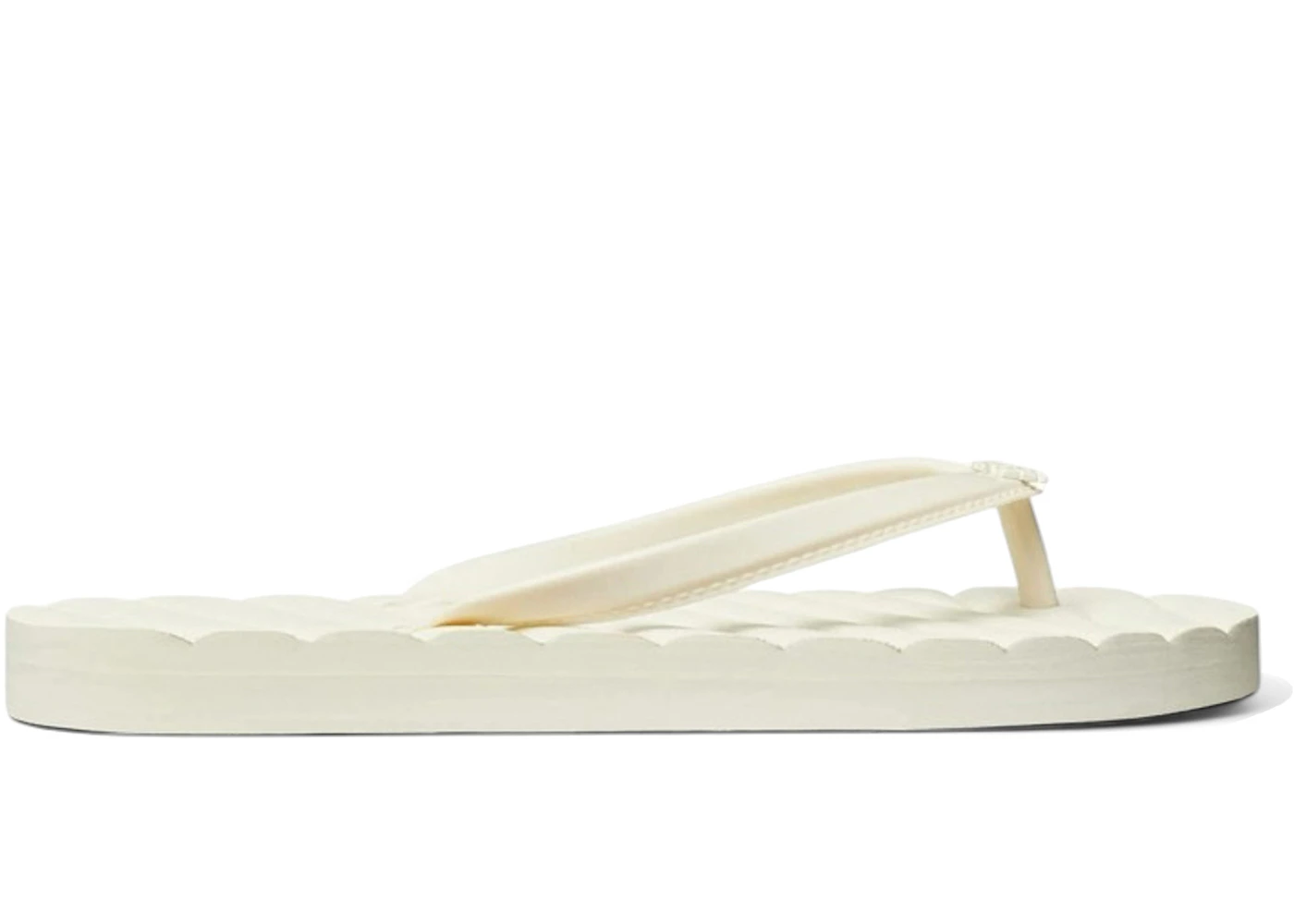 Tory Burch Kira Flip Flops Ivory White 