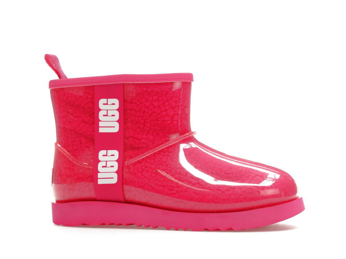 Vue 2 de UGG Classic Clear Mini II Boot Rock Rose (Kids)