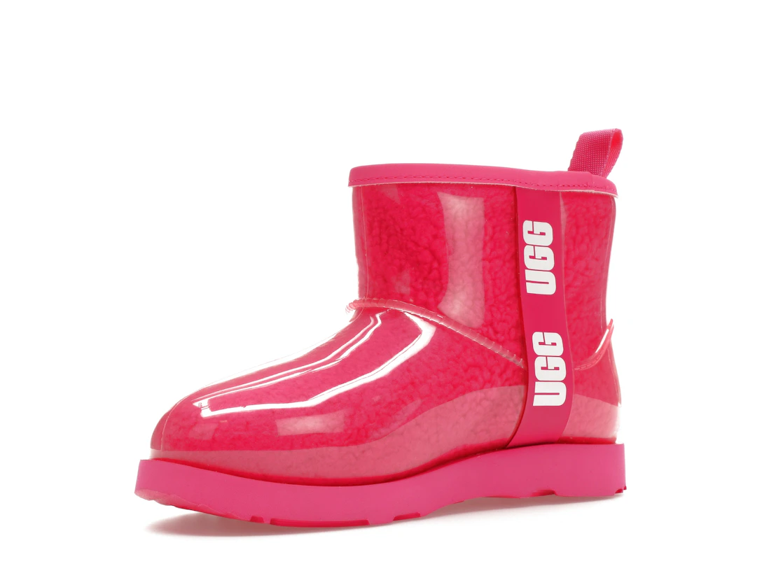 Vue 15 de UGG Classic Clear Mini II Boot Rock Rose (Kids)