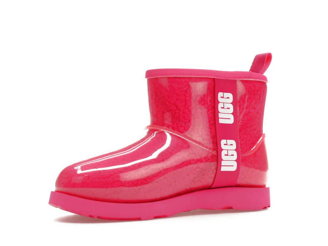 Vue 16 de UGG Classic Clear Mini II Boot Rock Rose (Kids)