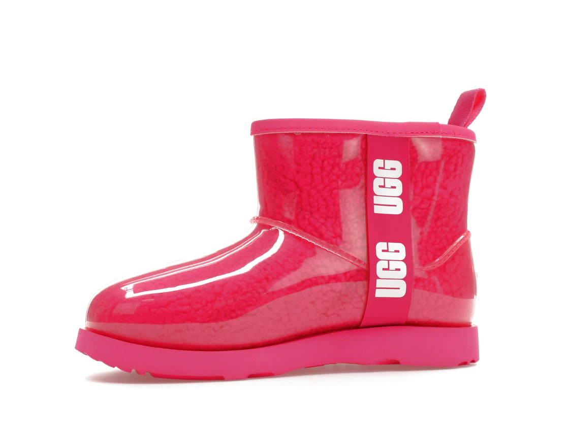 Vue 17 de UGG Classic Clear Mini II Boot Rock Rose (Kids)