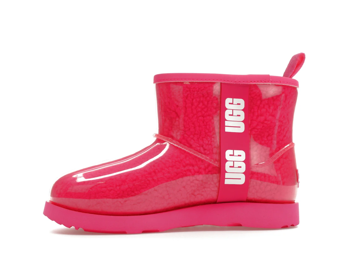 Vue 18 de UGG Classic Clear Mini II Boot Rock Rose (Kids)