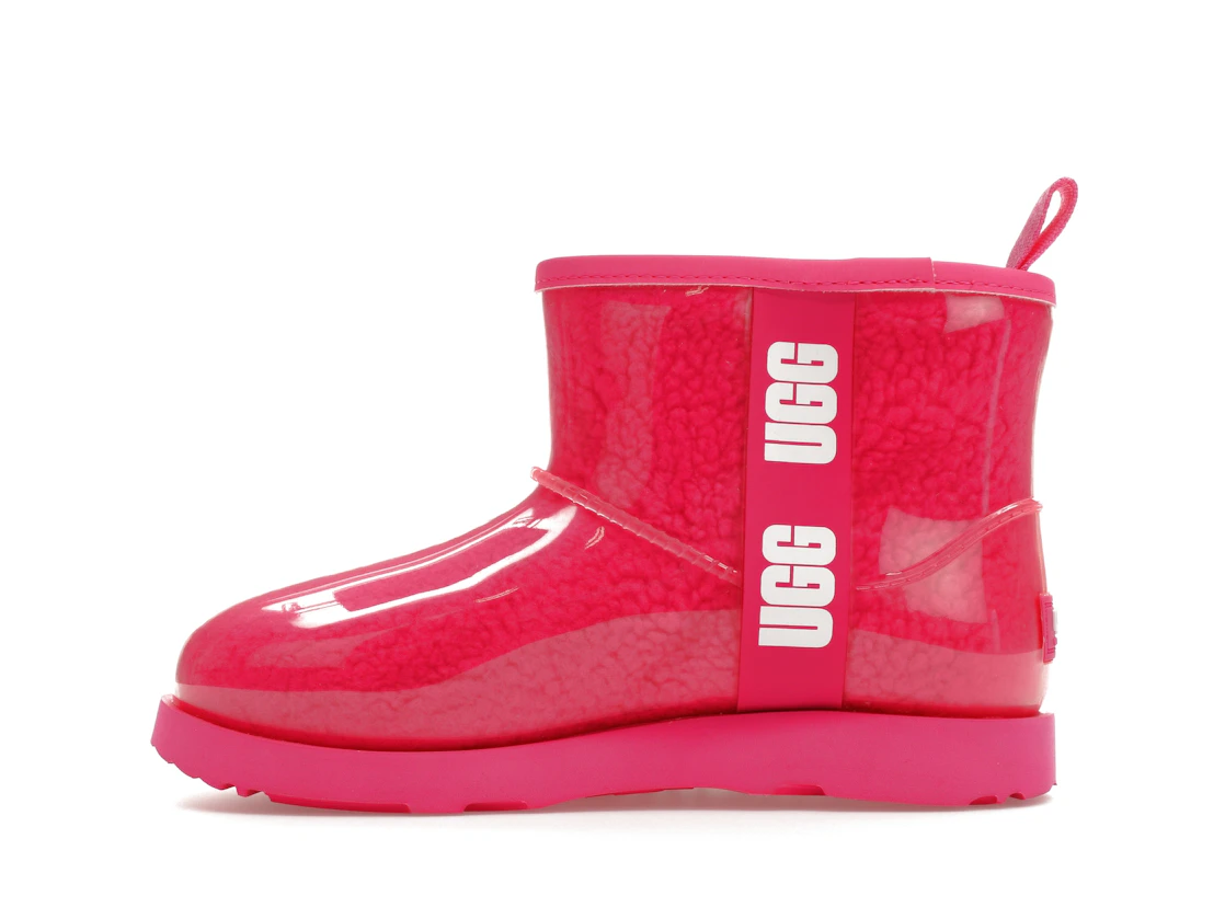 Vue 19 de UGG Classic Clear Mini II Boot Rock Rose (Kids)