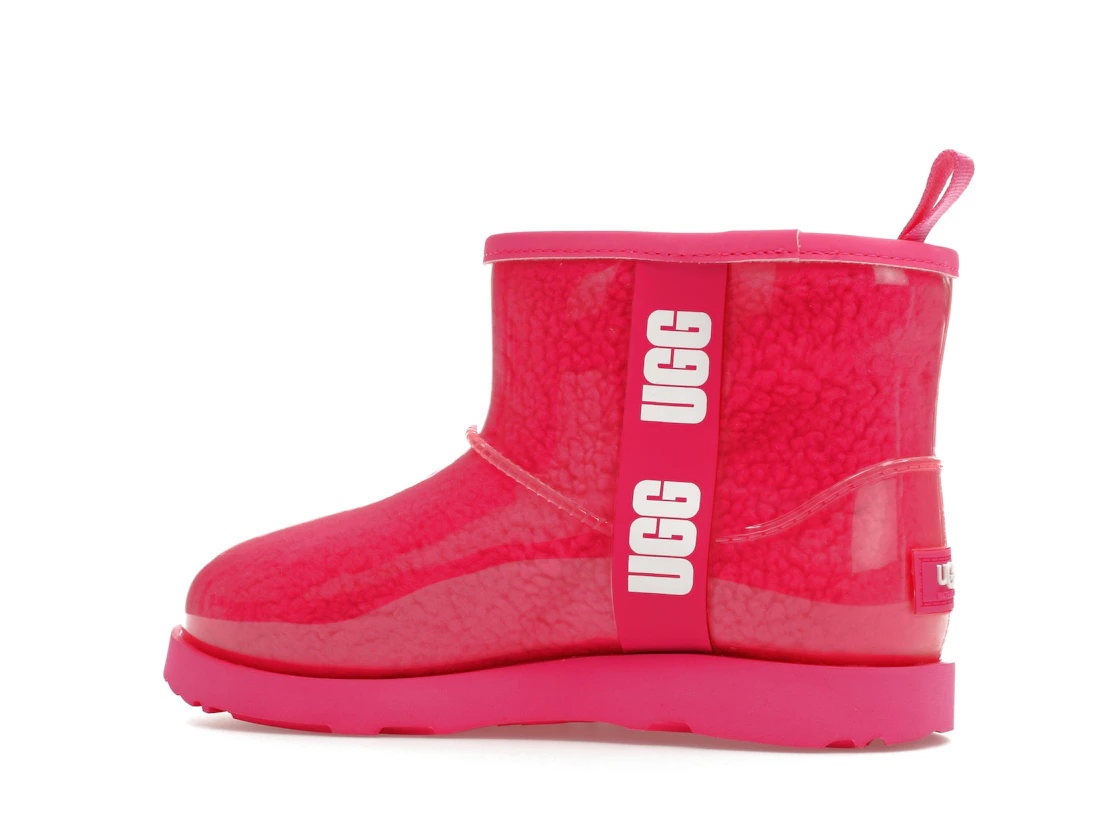 Vue 21 de UGG Classic Clear Mini II Boot Rock Rose (Kids)