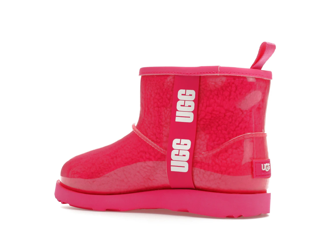 Vue 22 de UGG Classic Clear Mini II Boot Rock Rose (Kids)