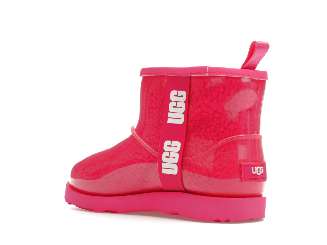 Vue 23 de UGG Classic Clear Mini II Boot Rock Rose (Kids)