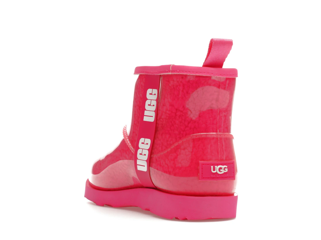 Vue 25 de UGG Classic Clear Mini II Boot Rock Rose (Kids)