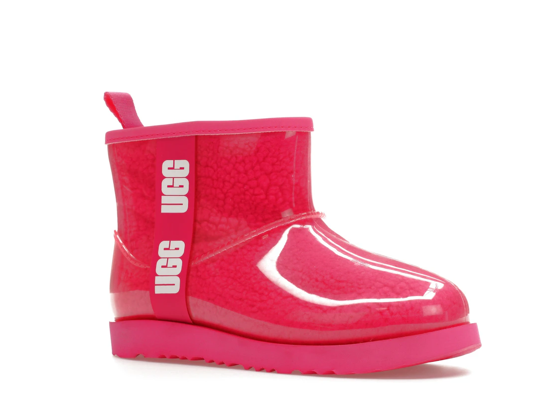 Vue 4 de UGG Classic Clear Mini II Boot Rock Rose (Kids)