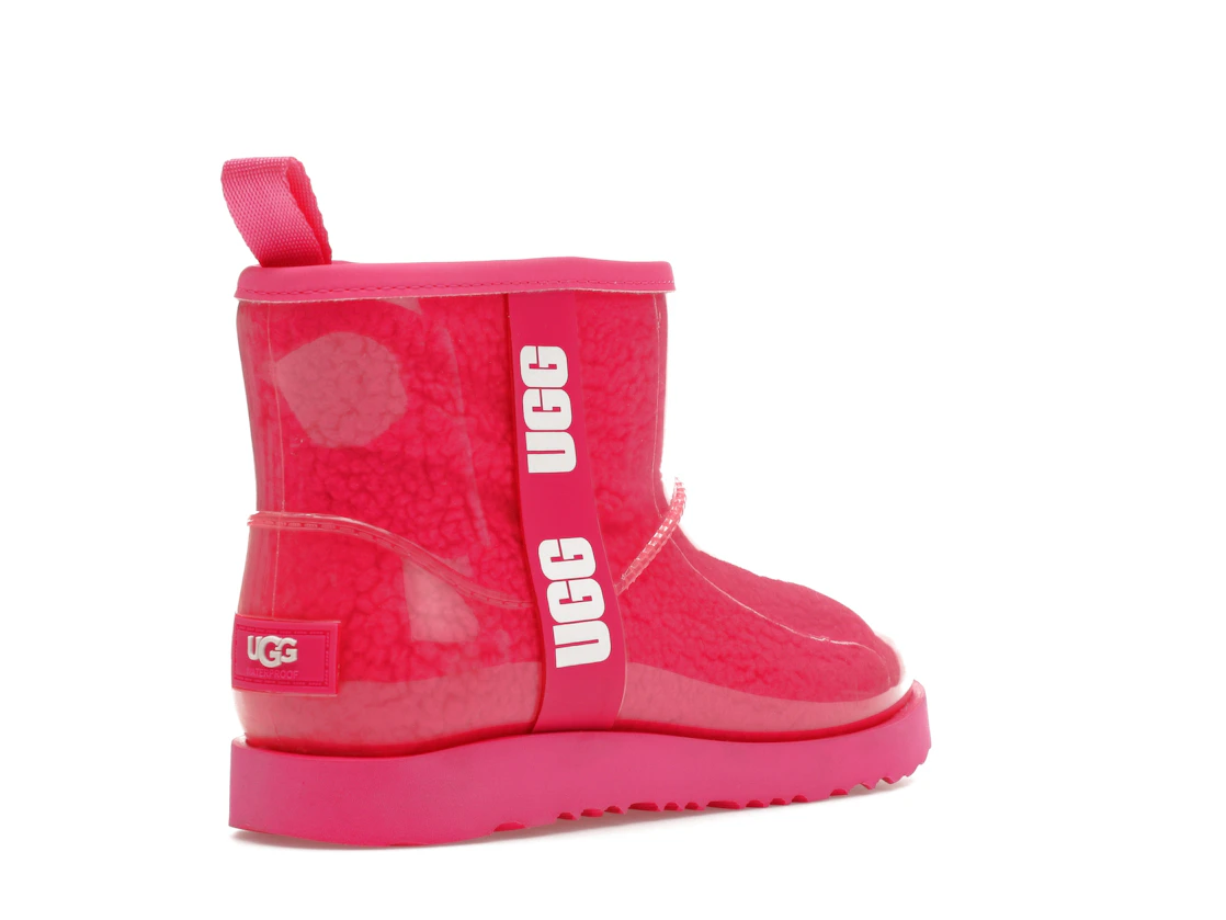 Vue 32 de UGG Classic Clear Mini II Boot Rock Rose (Kids)