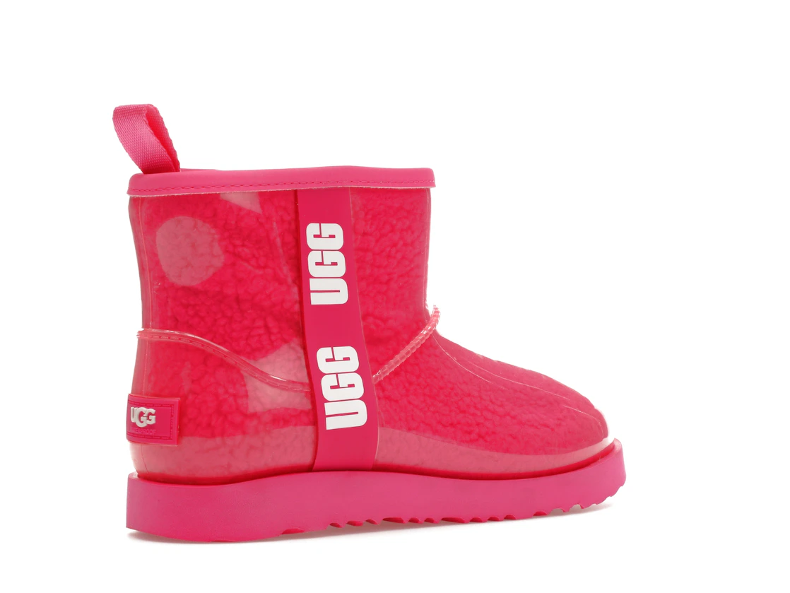 Vue 33 de UGG Classic Clear Mini II Boot Rock Rose (Kids)