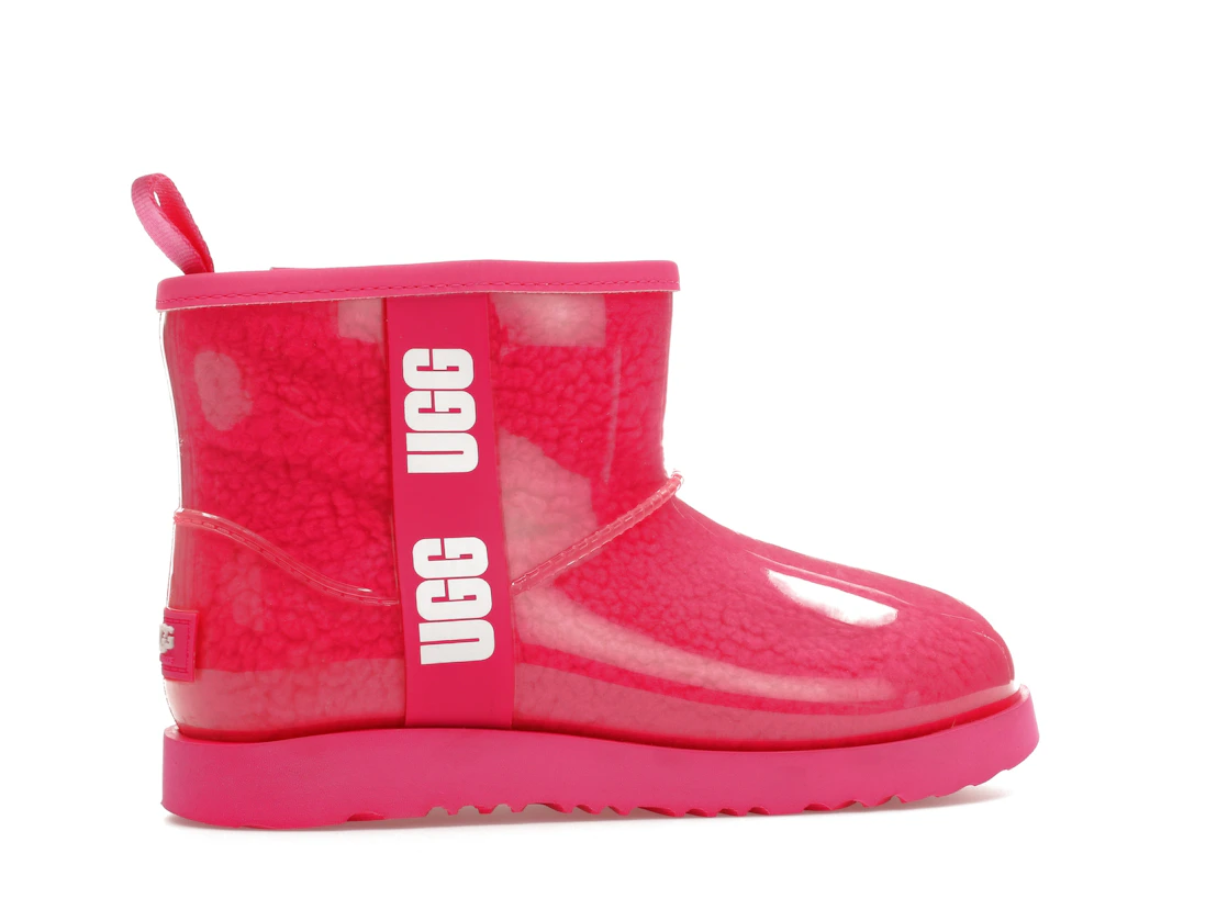 Vue 35 de UGG Classic Clear Mini II Boot Rock Rose (Kids)