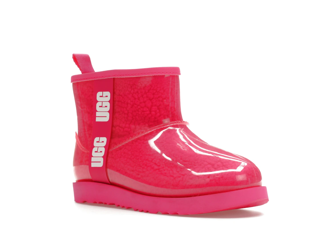 Vue 5 de UGG Classic Clear Mini II Boot Rock Rose (Kids)