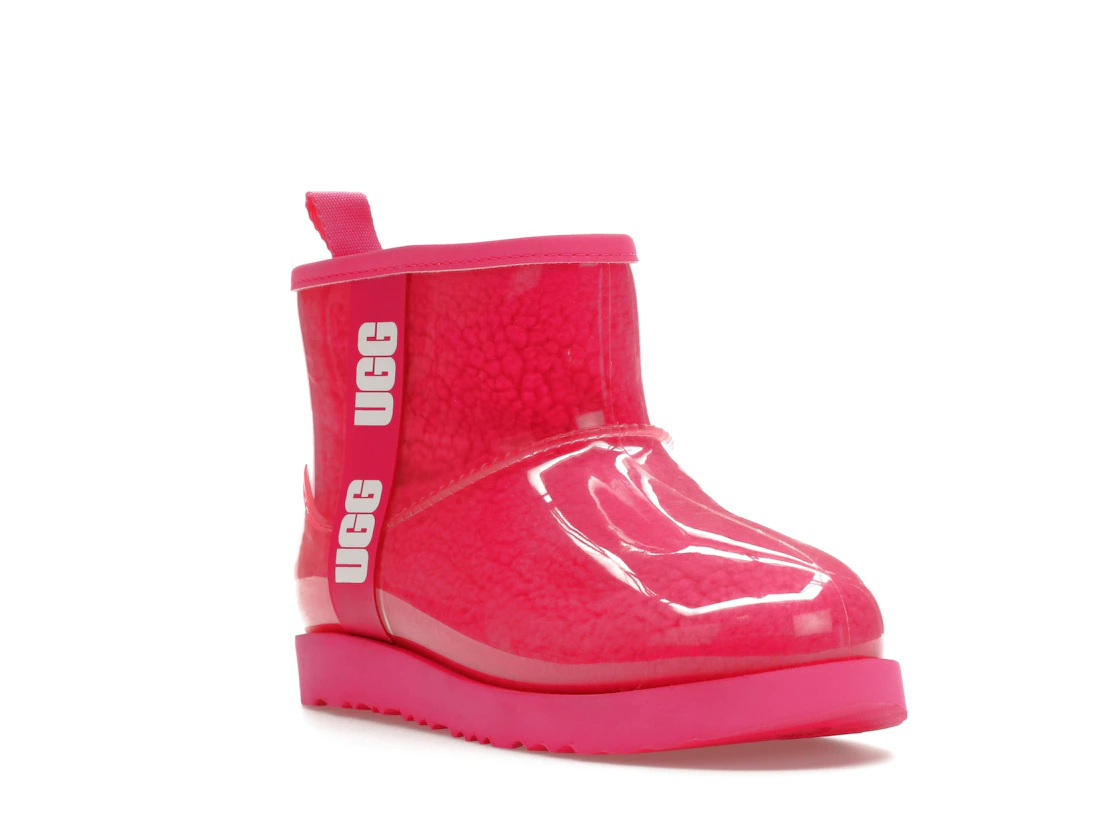Vue 6 de UGG Classic Clear Mini II Boot Rock Rose (Kids)