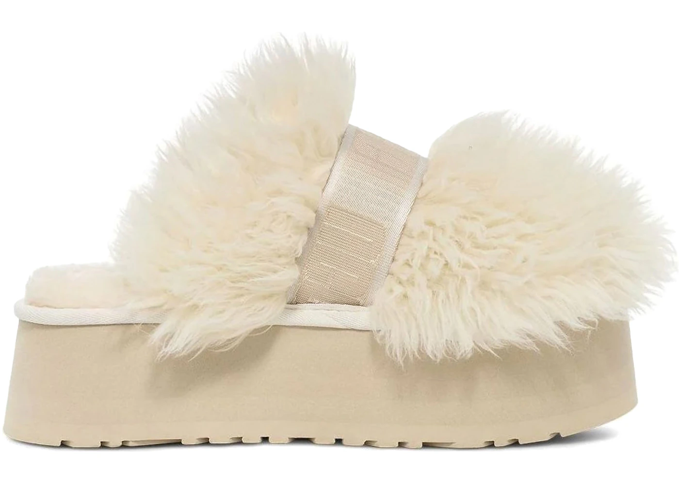 UGG Sustainable Fluff Momma Slide White 