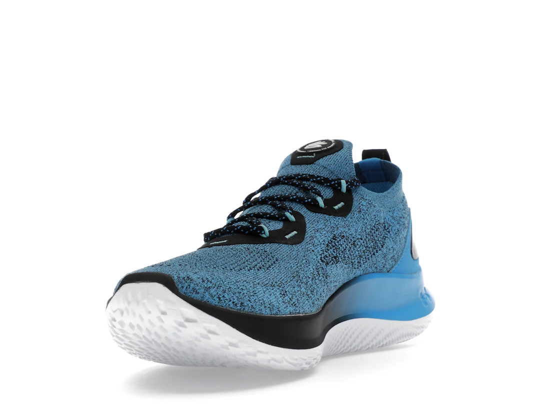 Vue 13 de Under Armour Curry Flow Go Deadly Blue