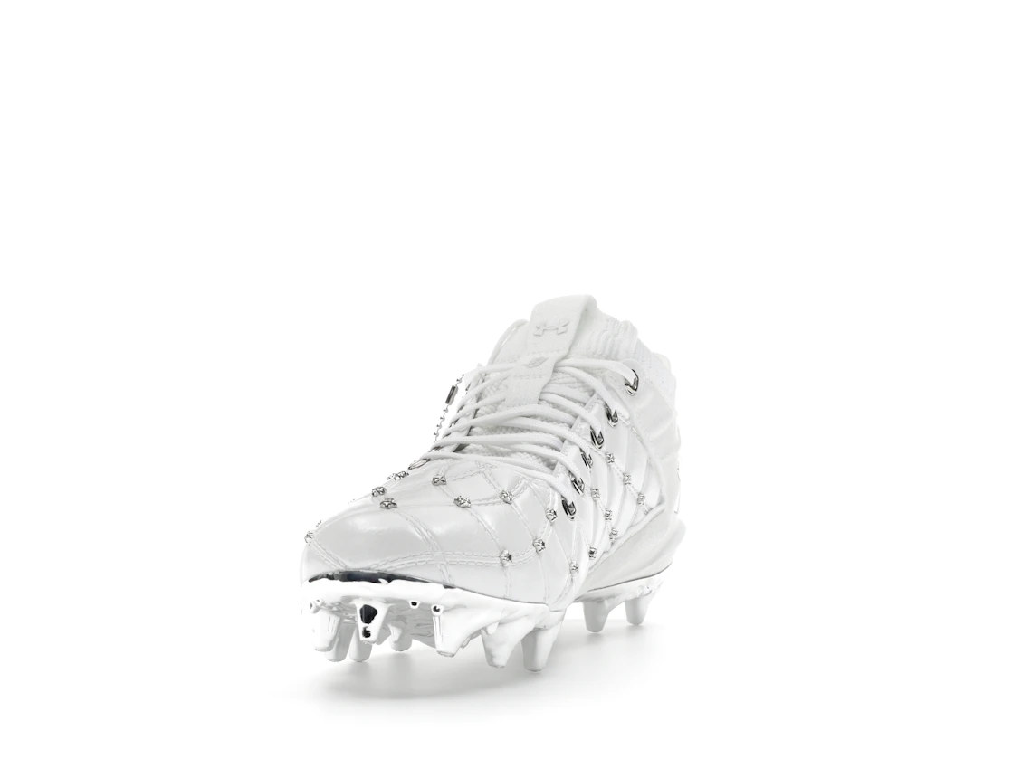 Vue 12 de Under Armour UA Blur Pro Justin Jefferson White Metallic Silver