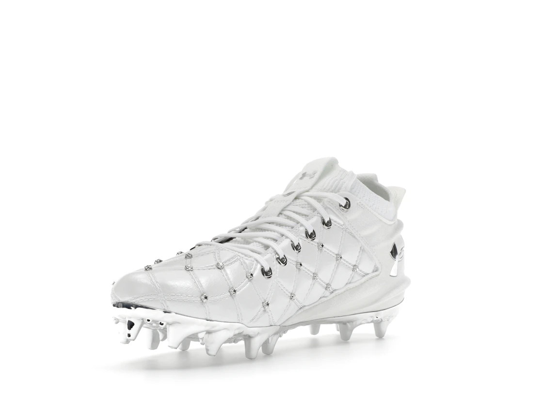 Vue 14 de Under Armour UA Blur Pro Justin Jefferson White Metallic Silver