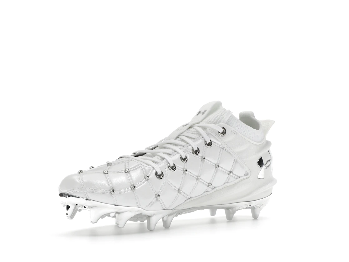 Vue 15 de Under Armour UA Blur Pro Justin Jefferson White Metallic Silver