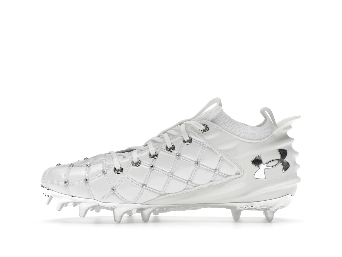 Vue 19 de Under Armour UA Blur Pro Justin Jefferson White Metallic Silver