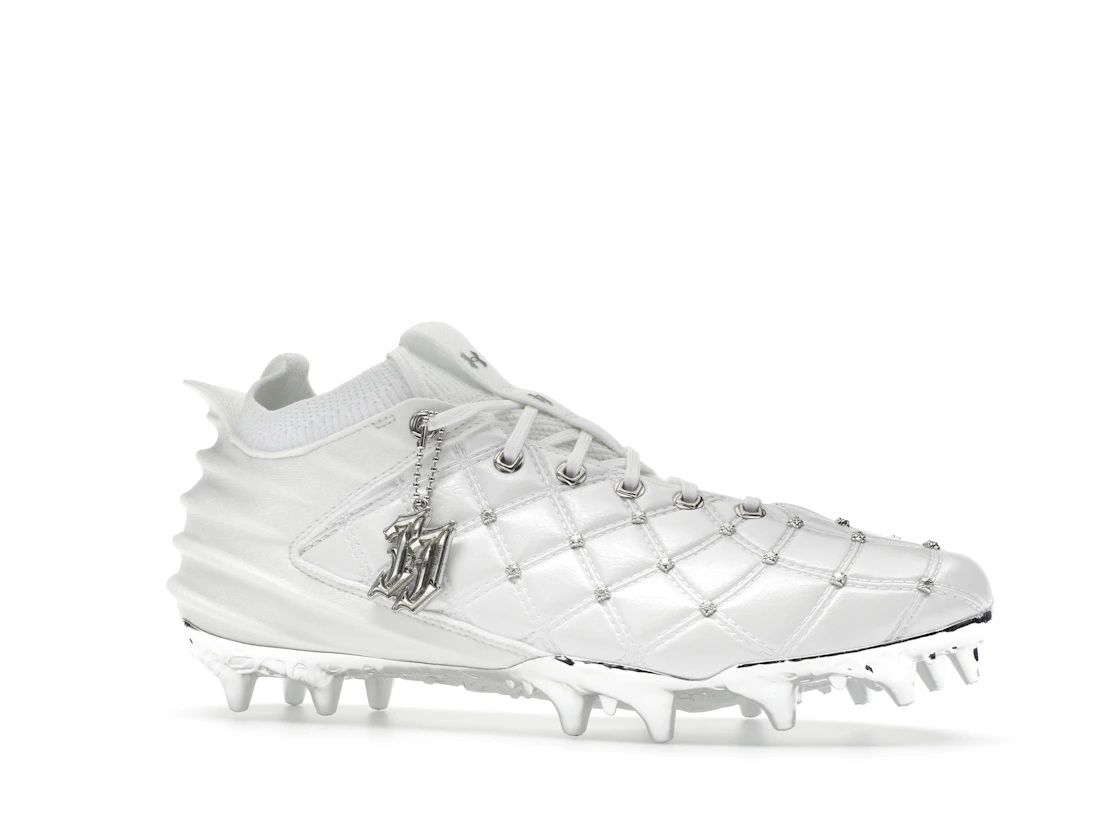 Vue 3 de Under Armour UA Blur Pro Justin Jefferson White Metallic Silver