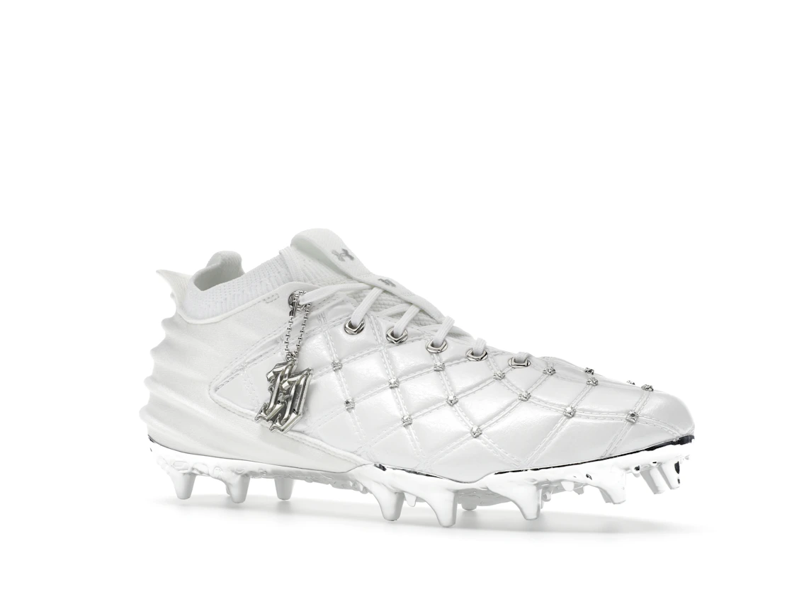 Vue 4 de Under Armour UA Blur Pro Justin Jefferson White Metallic Silver