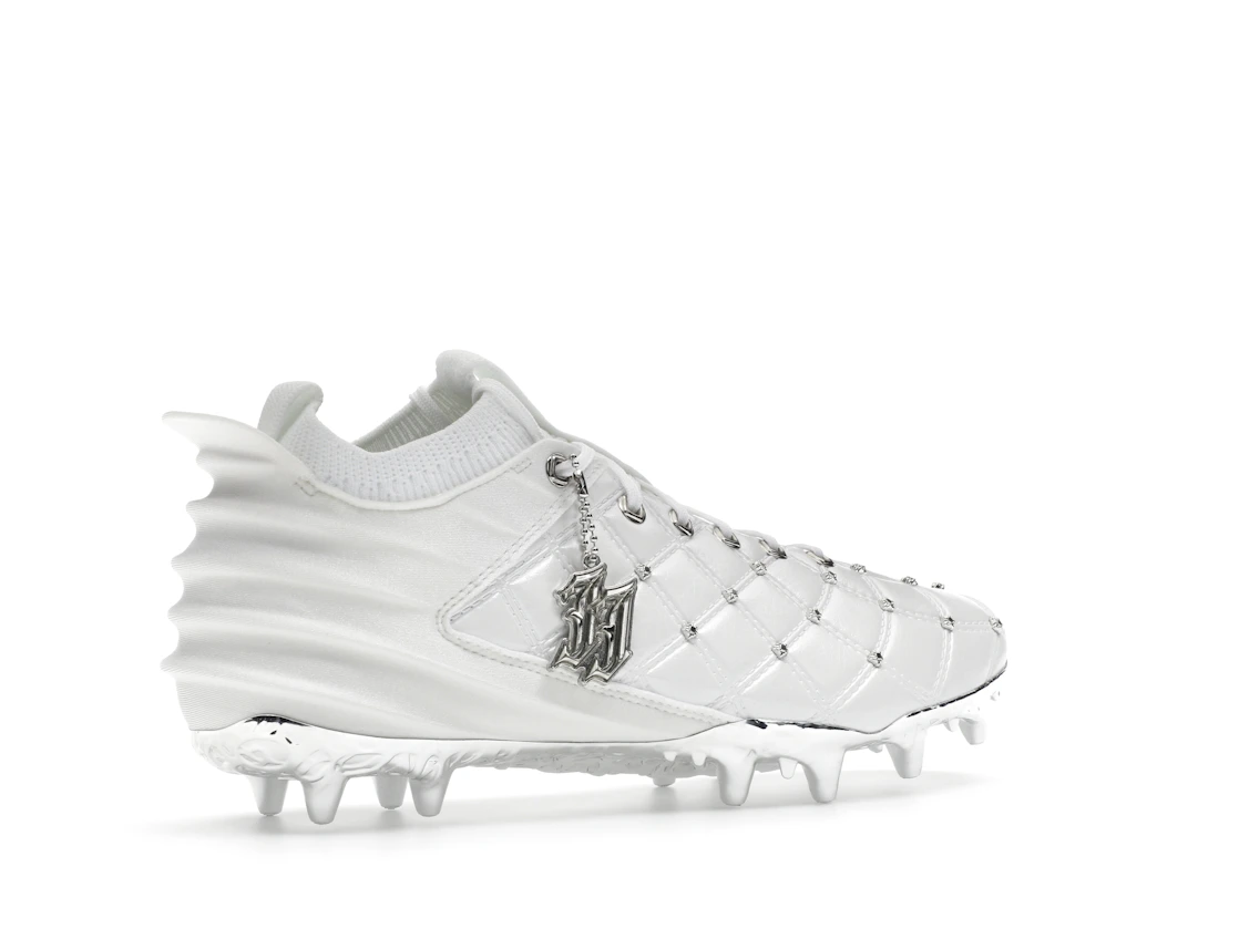 Vue 34 de Under Armour UA Blur Pro Justin Jefferson White Metallic Silver