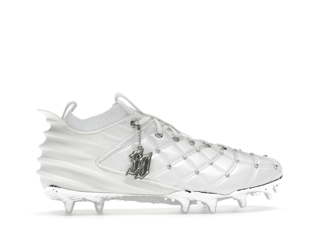 Vue 36 de Under Armour UA Blur Pro Justin Jefferson White Metallic Silver