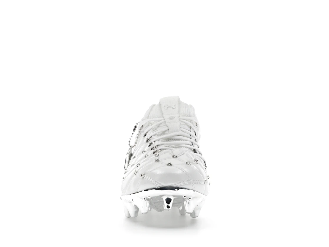 Vue 10 de Under Armour UA Blur Pro Justin Jefferson White Metallic Silver