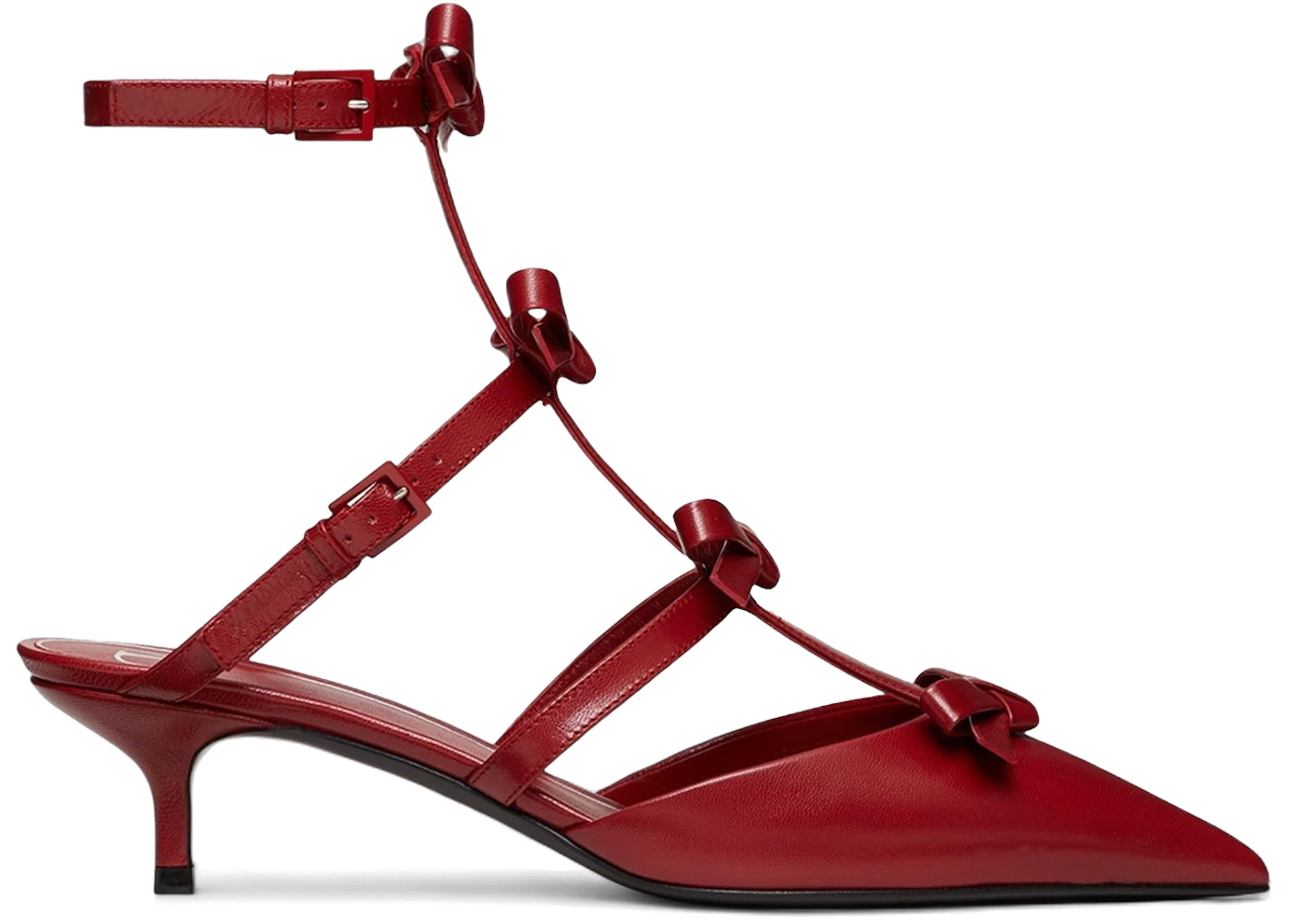 Valentino French Bow Heels Red 
