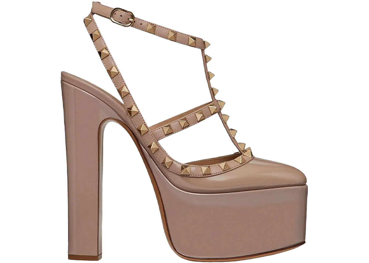 Valentino Garavani Rockstud Pink Patent Leather 