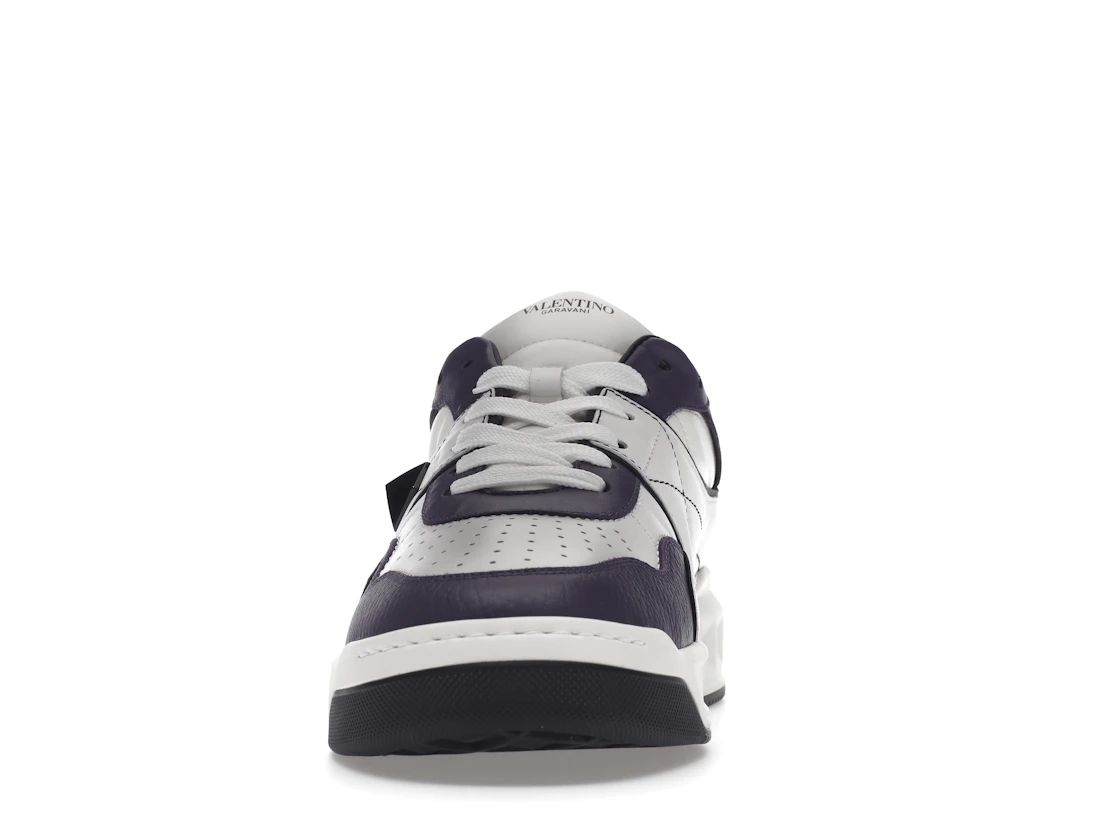 Vue 11 de Valentino One Stud Low-Top White Purple Black