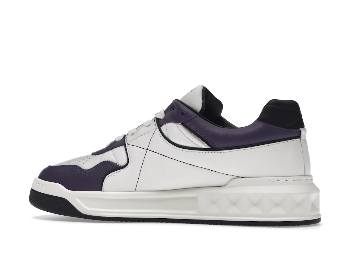 Vue 21 de Valentino One Stud Low-Top White Purple Black