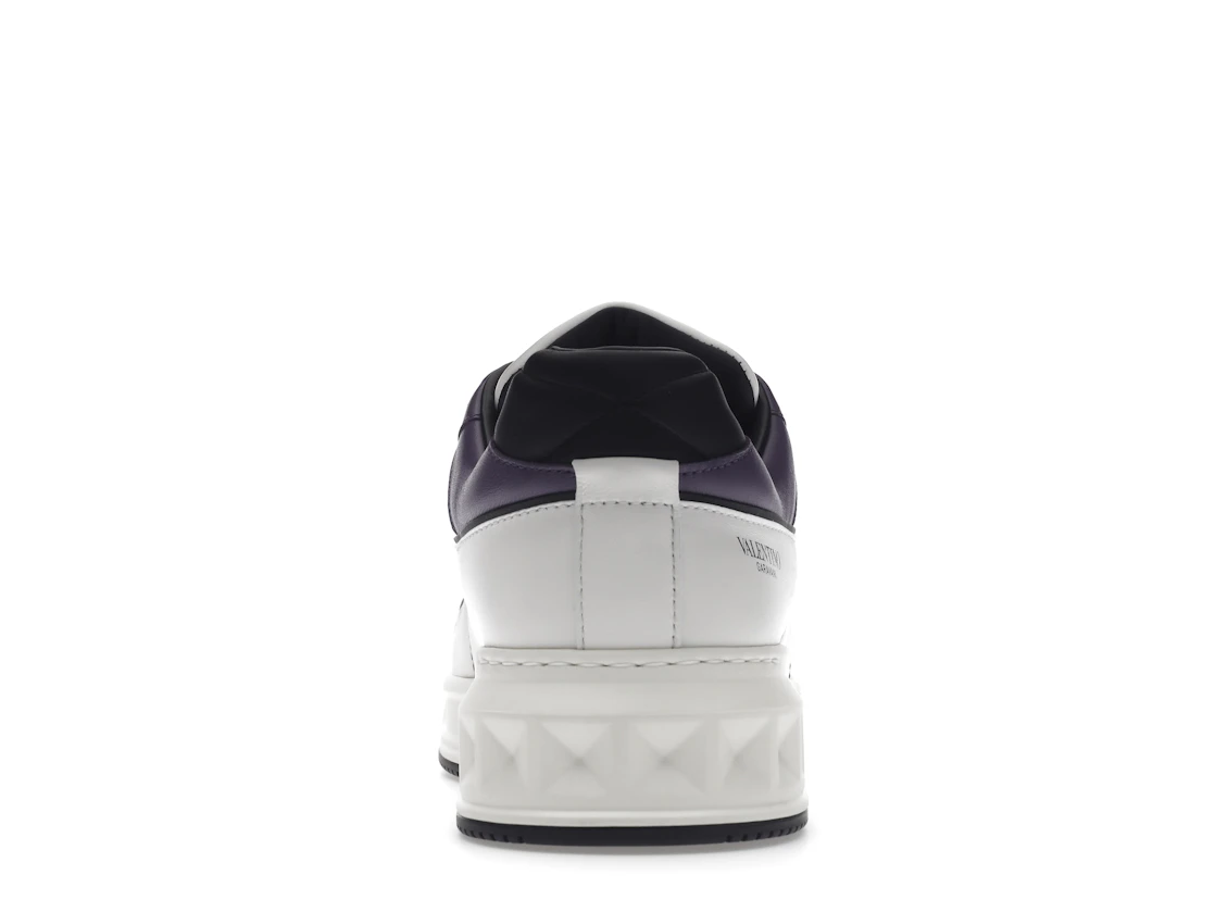 Vue 28 de Valentino One Stud Low-Top White Purple Black