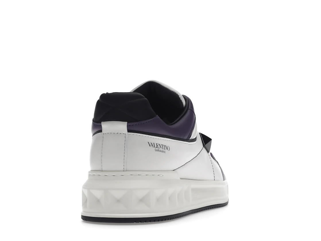 Vue 30 de Valentino One Stud Low-Top White Purple Black