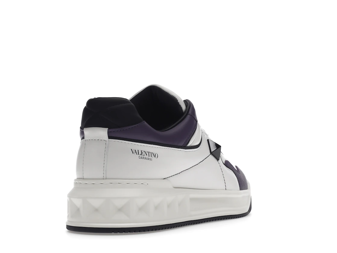 Vue 31 de Valentino One Stud Low-Top White Purple Black