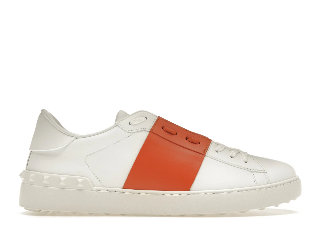 Vue 1 de Valentino Open Low Top Orange White
